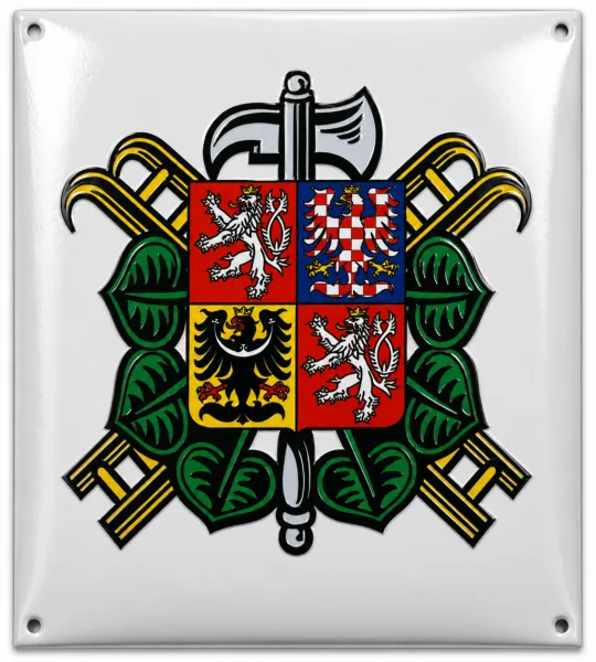 smaltovaná cedule O-znak SDH